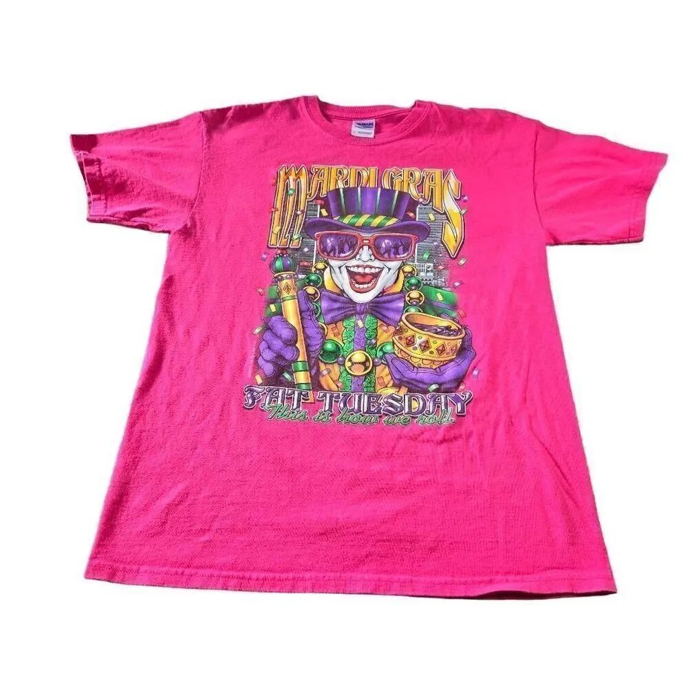 Gildan Mardi Gras Men shirt M
